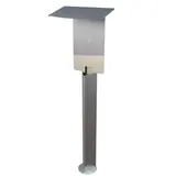 FleXmount FM_SCHN_EVL_DA Komplett-Stele Schneider EVlink Pro mit Dach, 1-fach