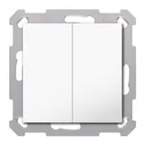 MDT RF-TAL55B202.01S KNX-RF+Taster Light 55 Basic Secure 2-fach, neutral | reinweiß glänzend
