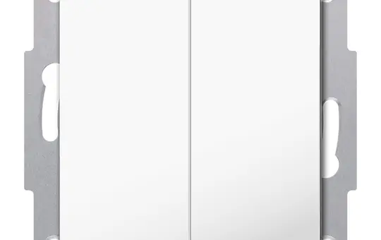 MDT RF-TAL55B202.01S KNX-RF+Taster Light 55 Basic Secure 2-fach, neutral | reinweiß glänzend