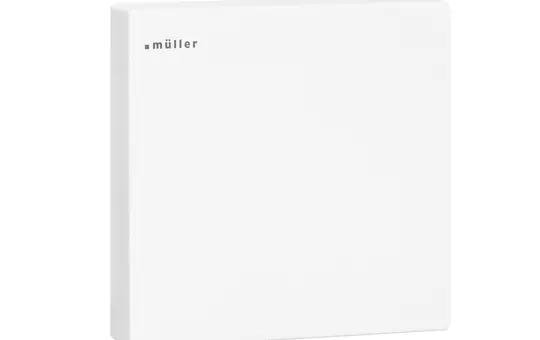 MÜLLER TS 30.00 pro Raumtemperatursensor Analog 0-10 V | studioweiß | 80x80 mm