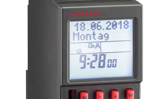 MÜLLER SC 28.19 pro digitale Zeitschaltuhr pro4, 1 Kanal, Jahr, 115 V