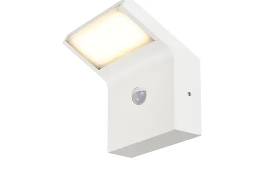 SLV 1008724 Outdoor Wandaufbauleuchte ORDI II eckig, 9,5 W, 2200/3000 K, Sensor | weiß