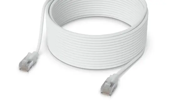 UBIQUITI UniFi Etherlighting-Patchkabel C6A-15M-W Cat. 6a | weiß | 15 m