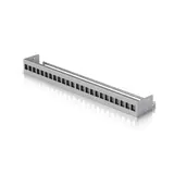 UBIQUITI UniFi Keystone-Patchpanel unbestückt 24-Port | alu gebürstet