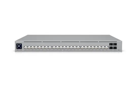 UBIQUITI UniFi USW-Pro-HD-24-PoE Netzwerkswitch (10 GbE) 24-Port (24xPoE++), 4xSFP+