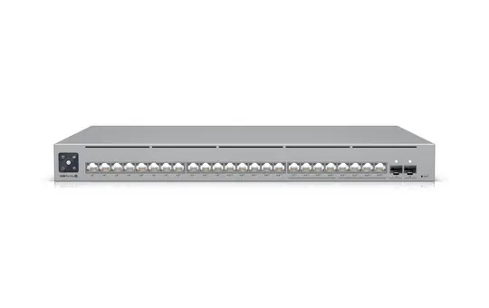 UBIQUITI UniFi USW-Pro-Max-24-PoE Netzwerkswitch (2,5 GbE) 24-Port (16xPoE+, 8xPoE++), 2xSFP+