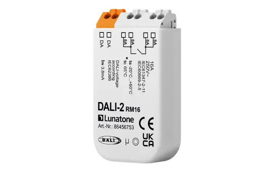 LUNATONE 86456753 DALI-2 Relais und Schaltaktor Doseneinbau RM16, Schließer