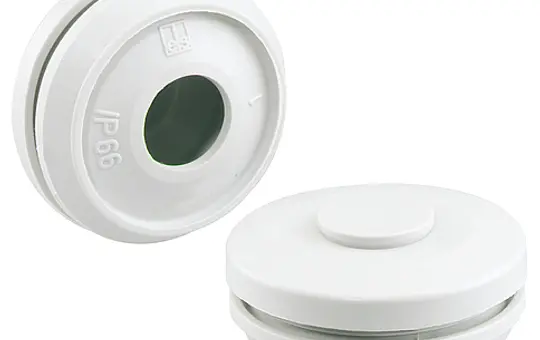 SPELSBERG DMS M16/w Doppelmembranstutzen 1-fach | weiß | M16