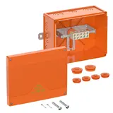 SPELSBERG WKE 6 - 5 x 6² Brandschutzverbindungsdose 5-polig | orange | 6 mm²