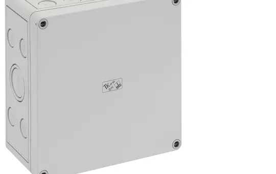 SPELSBERG TK PC 1818-9-m Leergehäuse TK 182x180x90 mm, Polycarbonat, Ausschlagmembranen | grau