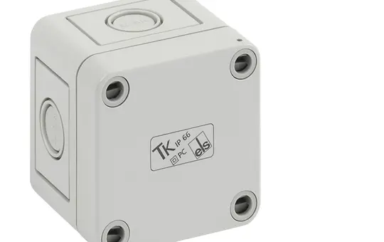 SPELSBERG TK PC 77-6-m Leergehäuse TK 65x65x57 mm, Polycarbonat, Ausschlagmembranen | grau
