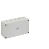 SPELSBERG TK PS 1809-6-m Leergehäuse TK 180x94x57 mm, Polystyrol, Ausschlagmembranen | grau