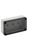 SPELSBERG TK PS 1809-6-to Leergehäuse TK 180x94x57 mm, Polycarbonat | grau/transparent