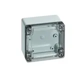 SPELSBERG TG PC 88-6-to Leergehäuse TG 84x82x55 mm, Polycarbonat | grau/transparent