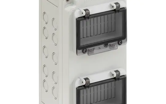 SPELSBERG SVi A 2x6 Automatengehäuse 2-reihig, 2x6 TE, Klappfenster