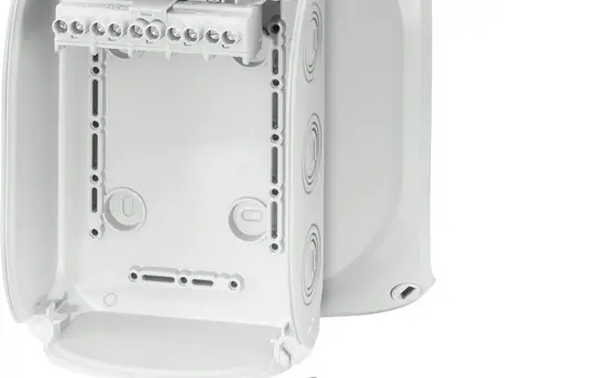 HENSEL WP 1006 G Kabelabzweigkasten Serie WP 130x180 mm, metr. Vorprägungen | grau | 6 mm²