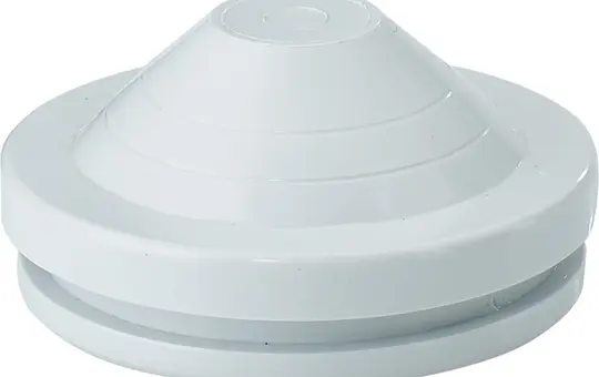 HENSEL Ste36V Steckstutzen Pg36, geschlossen | grau