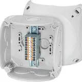 HENSEL DK 0402 P Kabelabzweigkasten mit Klemmen Serie DK 104x104x70 mm | lichtgrau | 2,5 mm²