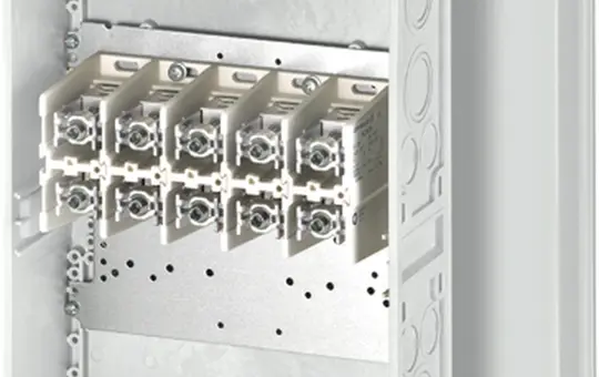 HENSEL K2405 Kabelabzweigkasten mit Klemmen Serie DK 5-polig | grau | 25-240 mm²