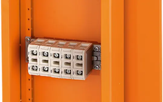HENSEL FK6505 Kabelabzweigkasten mit Klemmen Serie FK 276x515x138 mm | orange | 50 mm²