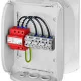 HENSEL SP2831G Überspannungsschutzgehäuse Typ 1+2 37,5 kA, Fernmeldekontakt | grau