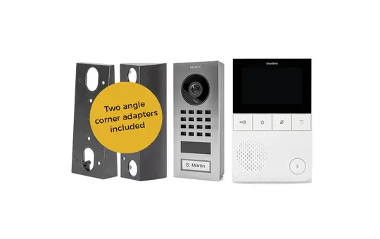 DOORBIRD D11 Home-Set Sprechanlagen Set für ein Einfamilienhaus | edelstahl V2A/weiß
