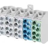 F-TRONIC 7110237 Hauptleitungsabzweigklemme 25mm² 5-polig | grau/blau/grün