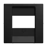 BUSCH-JAEGER 2539-915 Telefonabdeckung Balance SI Standard | schwarz matt