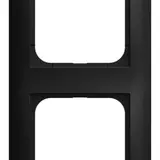 BUSCH-JAEGER 1722-915 Abdeckrahmen Balance SI 2-fach | schwarz matt