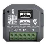 BUSCH-JAEGER 62821 U-WL Schaltaktor WL Funk free@home 2-fach
