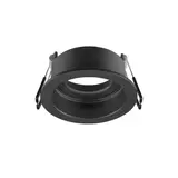 SLV 1007451 Deckeneinbauring rund IP20 NEW TRIA 68 1-fach, vertieft | schwarz
