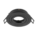SLV 1007343 Deckeneinbauring rund IP20 NEW TRIA 75 1-fach | schwarz