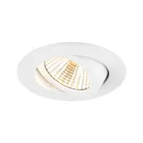 SLV 1007389 Deckeneinbauleuchte rund IP20 NEW TRIA 68 8,3 W, 3000 K, 38° | weiß