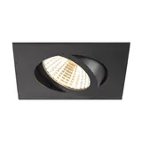 SLV 1007398 Deckeneinbauleuchte eckig IP20 NEW TRIA 68 8,3 W, 3000 K, 38° | schwarz