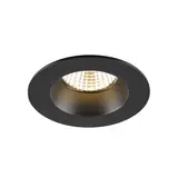 SLV 1007408 Deckeneinbauleuchte rund IP65 NEW TRIA 68 8,3 W, 3000 K, 38° | schwarz