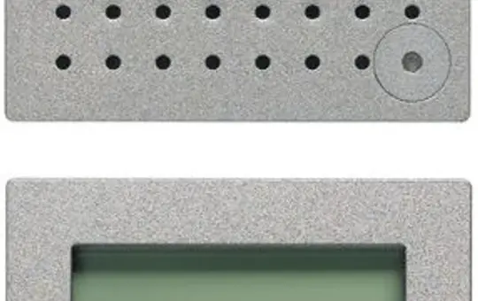 TCS AMI10105-0710 Modulkombination mit Display AMI 1.000 Wohneinheiten | silber eloxiert