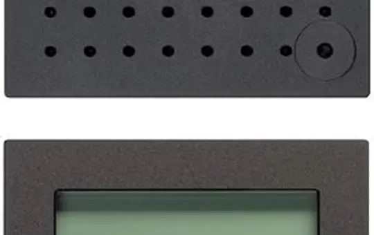 TCS AMI10105-0757 Modulkombination mit Display AMI 1.000 Wohneinheiten | schwarz eloxiert