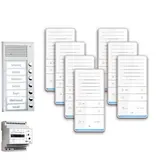 TCS PAAF071/001 Audio-Set Außenstation AP PAK 7 WE, 7 Tasten, 7 Freispr. ISW6031
