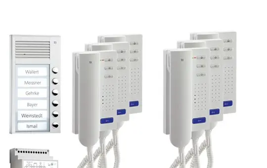 TCS PPA06-EN/02 Audio-Set Außenstation AP PAK 6 WE, 6 Tasten, 6 Telefone