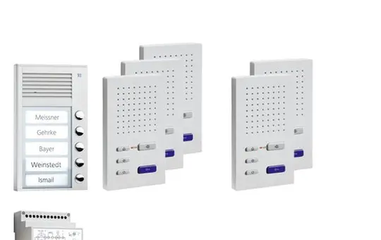 TCS PPAF05-EN/02 Audio-Set Außenstation AP PAK 5 WE, 5 Tasten, 5 Freispr. ISW3030