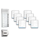 TCS PPAF08-EN/01 Audio-Set Außenstation AP PAK 8 WE, 8 Tasten, 8 Freispr. ISW6010