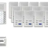 TCS PPAF12-EN/02 Audio-Set Außenstation AP PES 12 WE, 12 Tasten, 12 Freispr. ISW3030