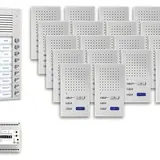 TCS PPAF18-EN/02 Audio-Set Außenstation AP PES 18 WE, 18 Tasten, 18 Freispr. ISW3030