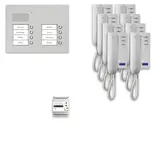 TCS PPU08/2-EN/02 Audio-Set Außenstation UP PUK 8 WE, 8 Tasten 2-spaltig, 8 Telefone