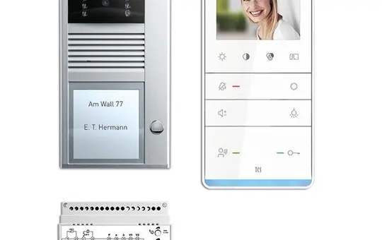 TCS PVC1311-0010 Video-Set Außenstation AP AVC 1 WE, 1 Taste, 1 Freispr.