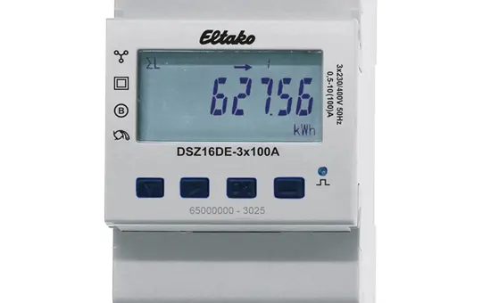 ELTAKO 28380616 Drehstromzähler 3 x 100 A