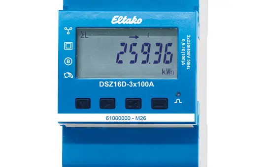 ELTAKO 28380016 Drehstromzähler 3 x 100 A, MID