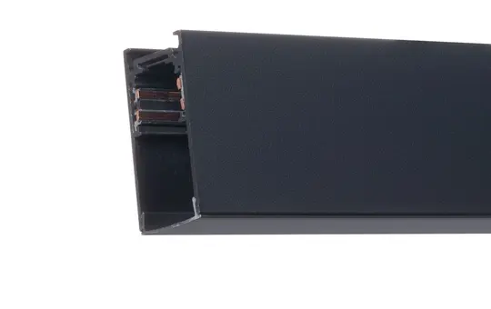 ISOLED 116050 Aufbauschiene Track48 NV schwarz | 2 m