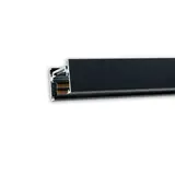 ISOLED 116051 Aufbauschiene flat Track48 NV schwarz | 2 m