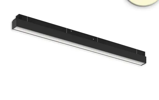 ISOLED 116980 DALI-Linearleuchte für Track48 NV 3000 K, Line+ | schwarz | 60 cm